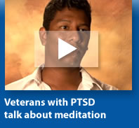 Veterans with PTSD talk about meditation 