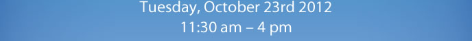 Tuesday, October 23, 2012 