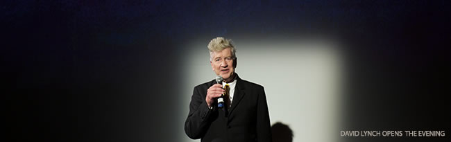 David Lynch opens the evening