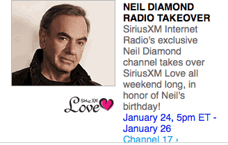 Neil Diamond Radio Takeover