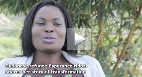 Sudanese refugee Esperance Ndozishares her story of transformation